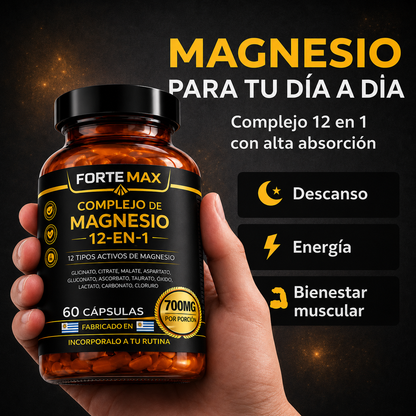 Complejo de Magnesio 12 en 1 - Forte Max