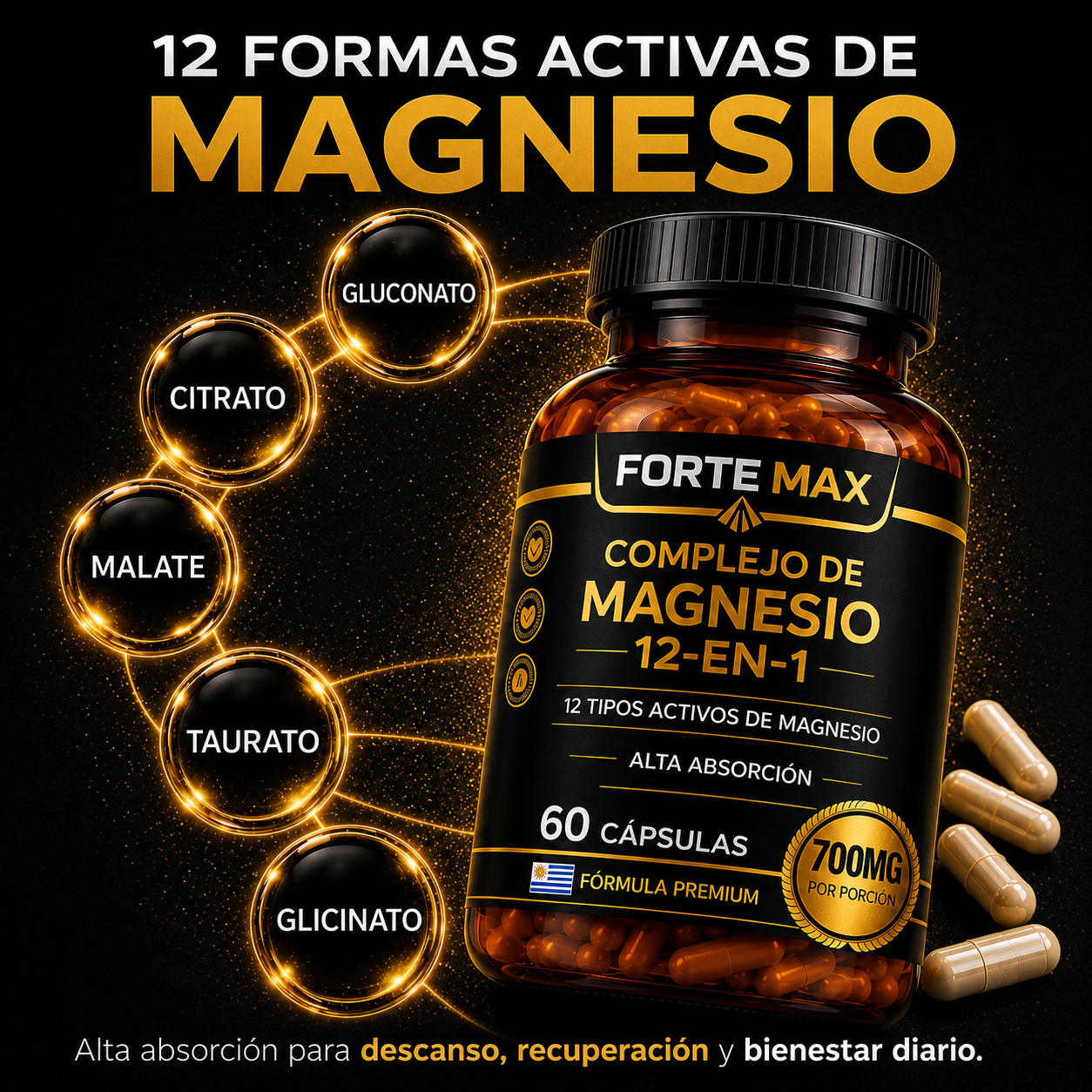 Complejo de Magnesio 12 en 1 - Forte Max
